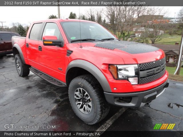 2012 Ford F150 SVT Raptor SuperCrew 4x4 in Race Red