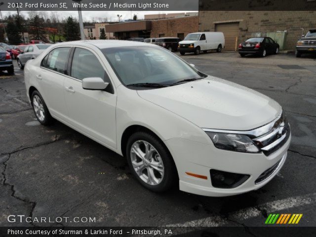 2012 Ford Fusion SE in White Suede