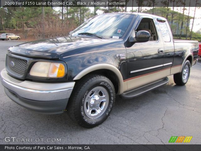 2000 Ford F150 Lariat Extended Cab in Black