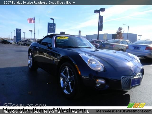 2007 Pontiac Solstice Roadster in Deep Blue