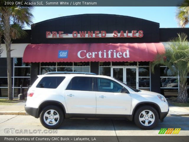 2009 GMC Acadia SLE in Summit White