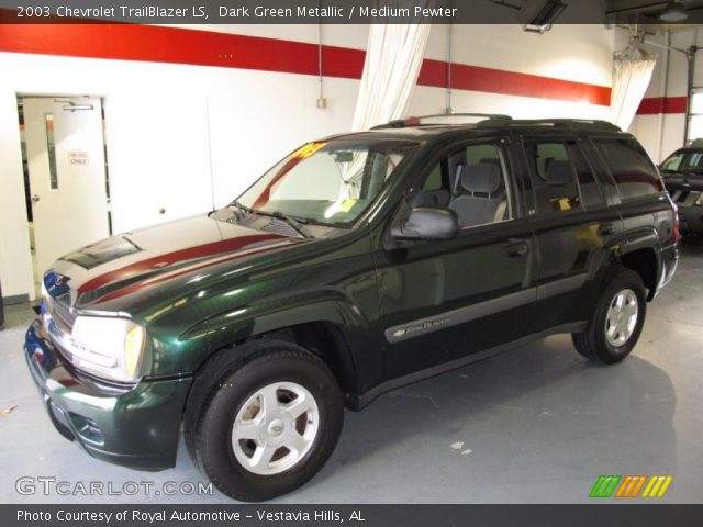 2003 Chevrolet TrailBlazer LS in Dark Green Metallic