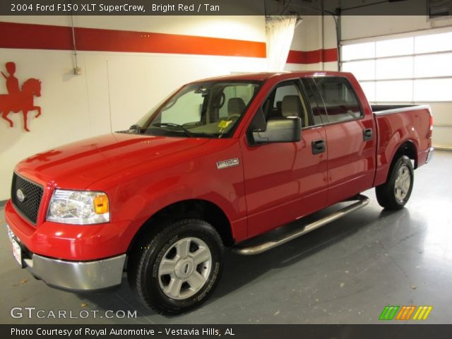 2004 Ford F150 XLT SuperCrew in Bright Red