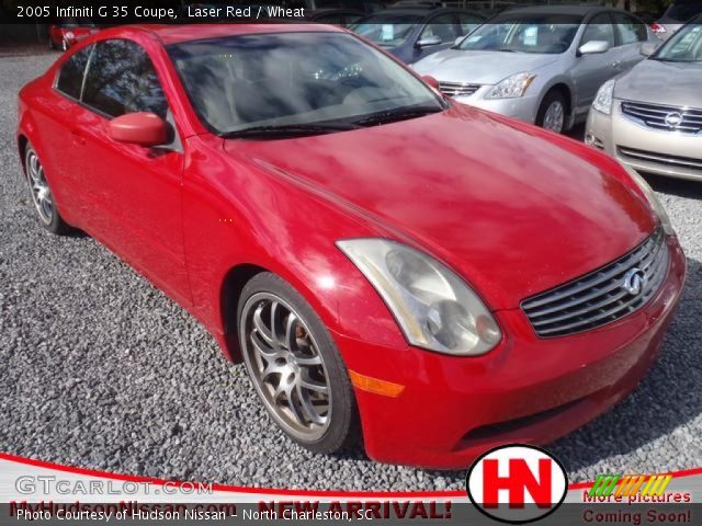 2005 Infiniti G 35 Coupe in Laser Red