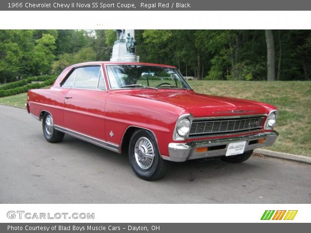 1966 Chevrolet Chevy II Nova SS Sport Coupe in Regal Red
