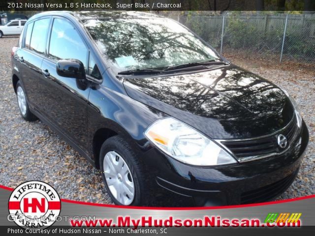 2012 Nissan Versa 1.8 S Hatchback in Super Black