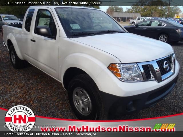 2012 Nissan Frontier S King Cab in Avalanche White
