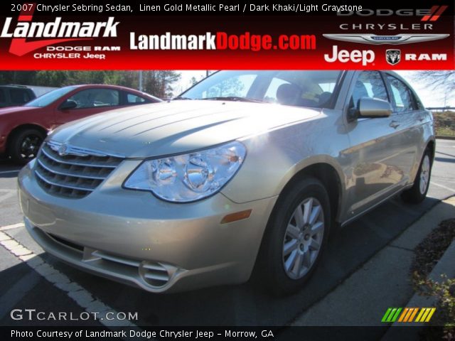 2007 Chrysler Sebring Sedan in Linen Gold Metallic Pearl