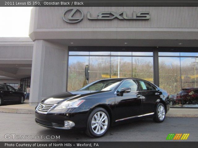 2011 Lexus ES 350 in Obsidian Black