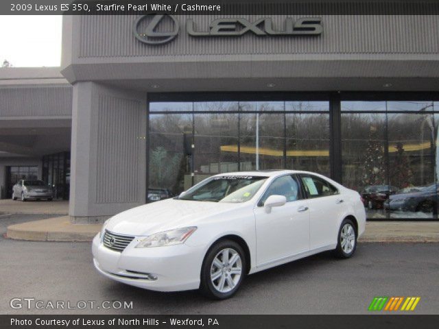 2009 Lexus ES 350 in Starfire Pearl White