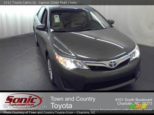 2012 Toyota Camry LE in Cypress Green Pearl