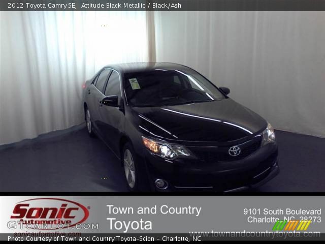 2012 Toyota Camry SE in Attitude Black Metallic
