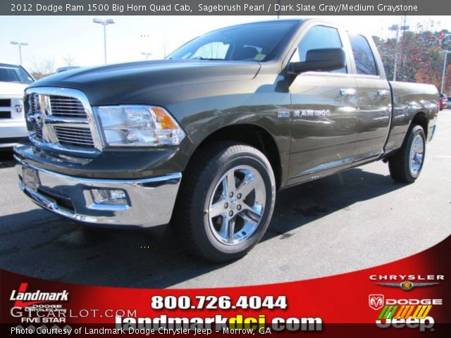 2012 Dodge Ram 1500 Big Horn Quad Cab in Sagebrush Pearl