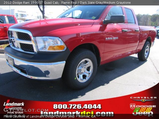 2012 Dodge Ram 1500 ST Quad Cab in Flame Red