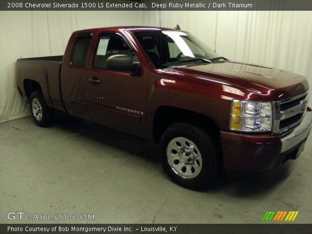 2008 Chevrolet Silverado 1500 LS Extended Cab in Deep Ruby Metallic