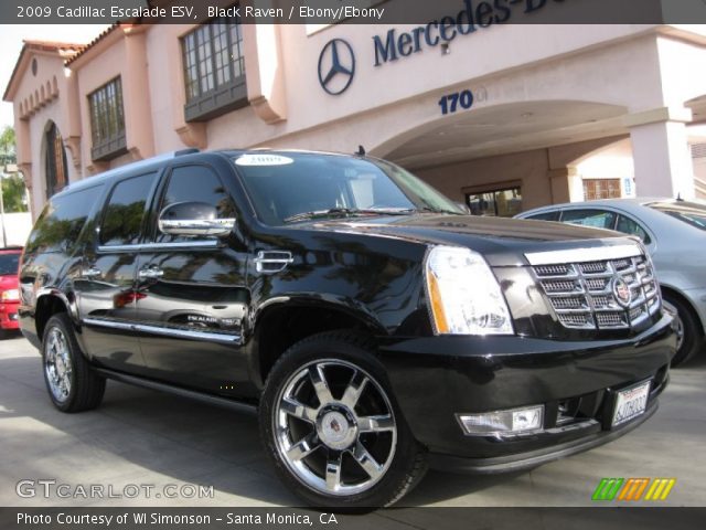 2009 Cadillac Escalade ESV in Black Raven