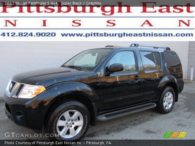 2011 Nissan Pathfinder S 4x4 in Super Black