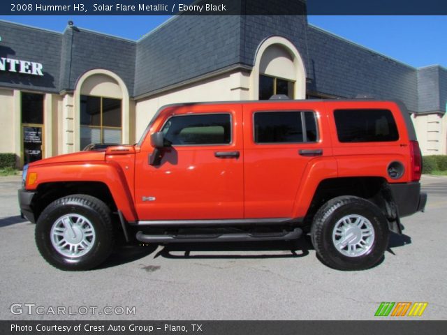 2008 Hummer H3  in Solar Flare Metallic