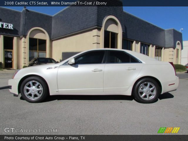 2008 Cadillac CTS Sedan in White Diamond Tri-Coat