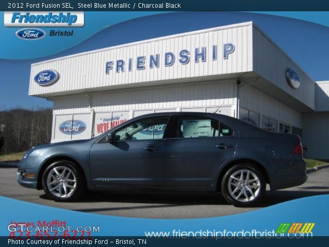 2012 Ford Fusion SEL in Steel Blue Metallic