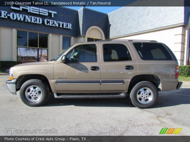 2003 Chevrolet Tahoe LS in Sandalwood Metallic