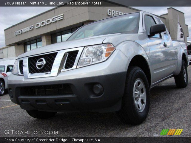 2009 Nissan Frontier XE King Cab in Radiant Silver