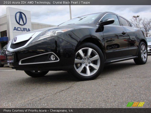 2010 Acura ZDX AWD Technology in Crystal Black Pearl