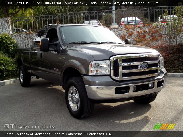 2006 Ford F350 Super Duty Lariat Crew Cab 4x4 in Dark Shadow Grey Metallic