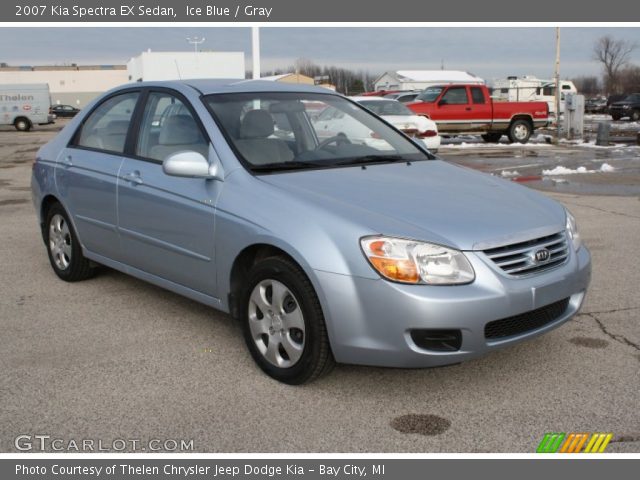 2007 Kia Spectra EX Sedan in Ice Blue