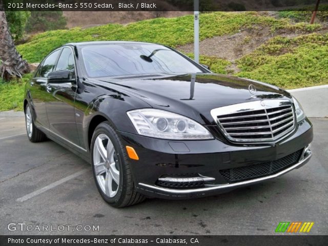 2012 Mercedes-Benz S 550 Sedan in Black
