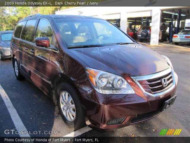 2009 Honda Odyssey EX-L in Dark Cherry Pearl