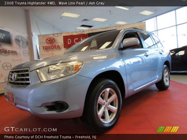 2008 Toyota Highlander 4WD in Wave Line Pearl