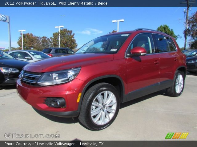 2012 Volkswagen Tiguan SE in Wild Cherry Metallic