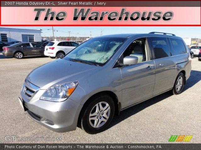 2007 Honda Odyssey EX-L in Silver Pearl Metallic