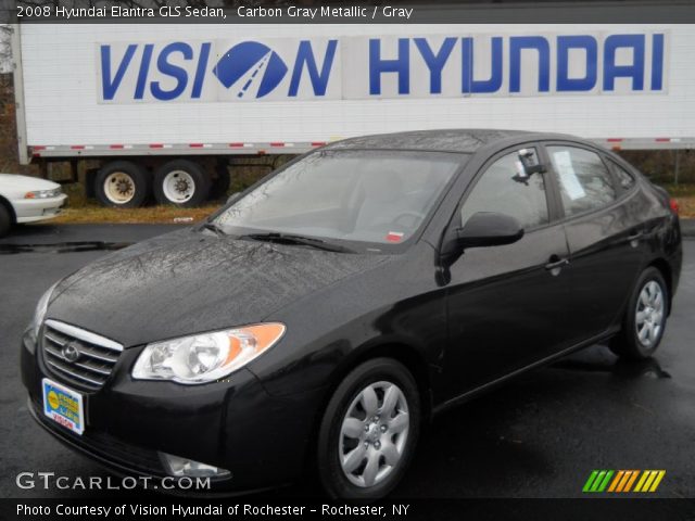 2008 Hyundai Elantra GLS Sedan in Carbon Gray Metallic