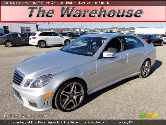 2010 Mercedes-Benz E 63 AMG Sedan in Iridium Silver Metallic