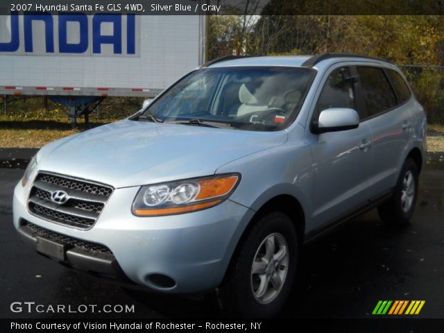 2007 Hyundai Santa Fe GLS 4WD in Silver Blue