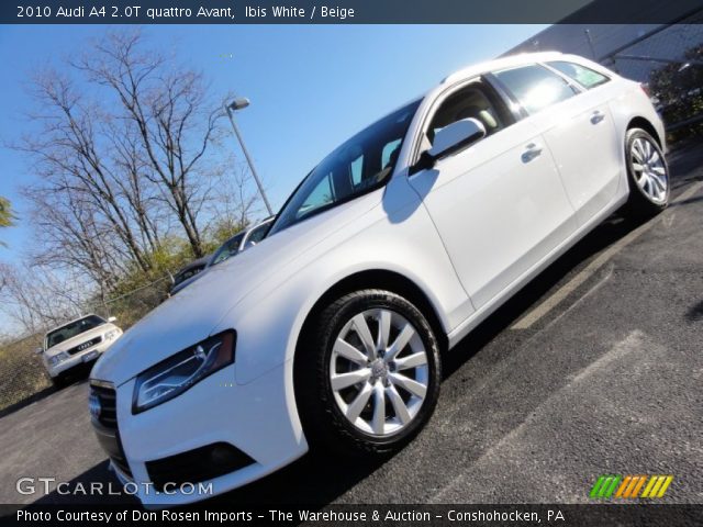 2010 Audi A4 2.0T quattro Avant in Ibis White