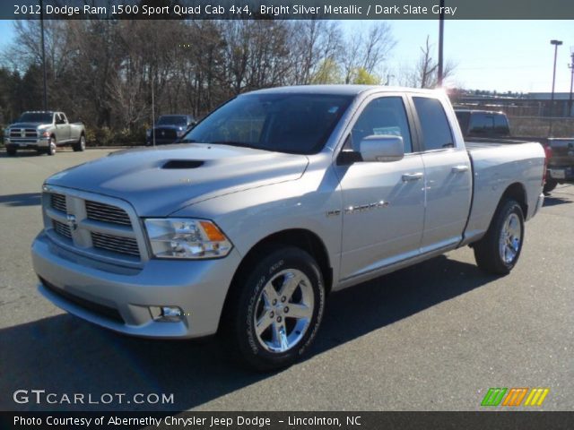 2012 Dodge Ram 1500 Sport Quad Cab 4x4 in Bright Silver Metallic