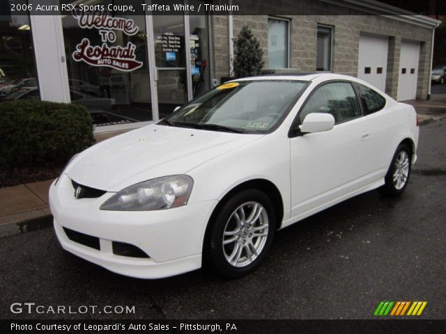 2006 Acura RSX Sports Coupe in Taffeta White