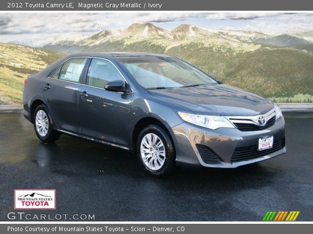 2012 Toyota Camry LE in Magnetic Gray Metallic