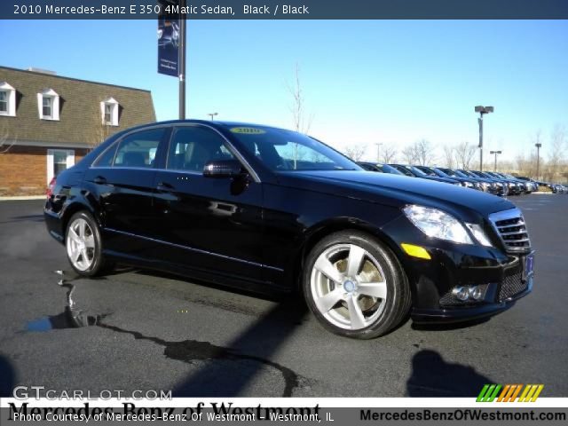 2010 Mercedes-Benz E 350 4Matic Sedan in Black