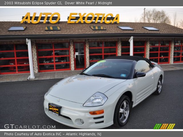 2003 Mitsubishi Eclipse Spyder GS in Dover White Pearl