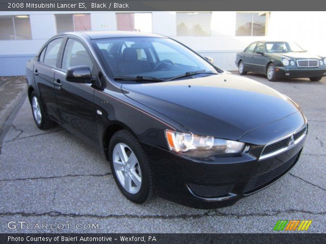 2008 Mitsubishi Lancer ES in Black