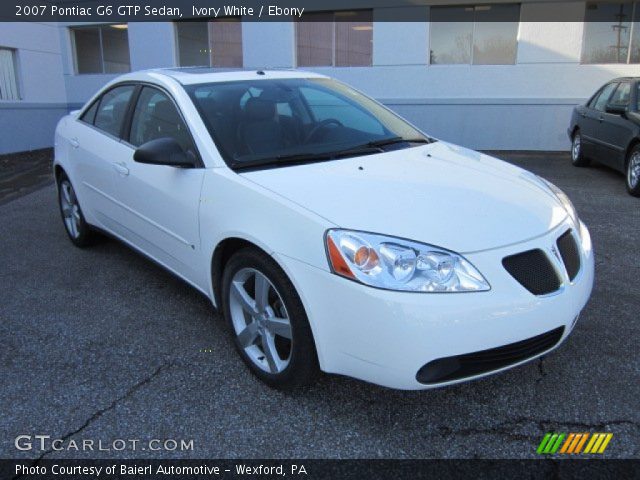 2007 Pontiac G6 GTP Sedan in Ivory White