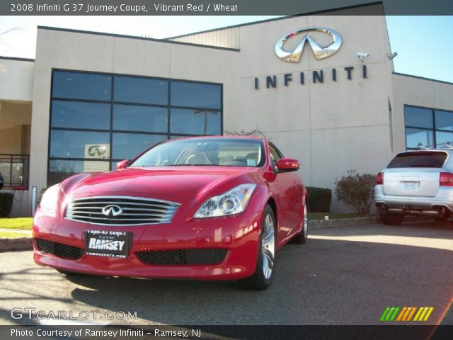2008 Infiniti G 37 Journey Coupe in Vibrant Red