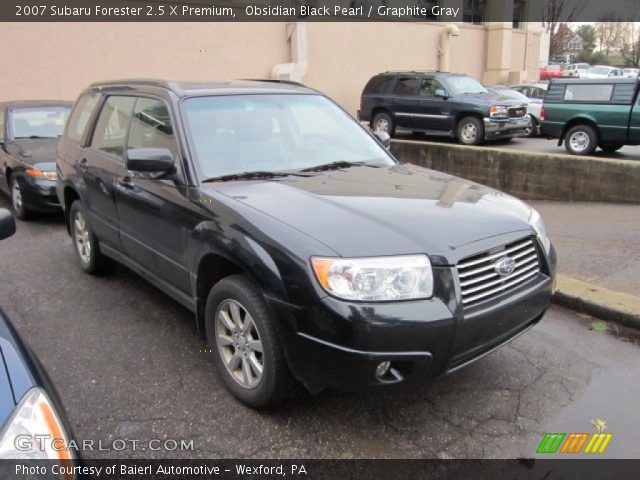 2007 Subaru Forester 2.5 X Premium in Obsidian Black Pearl