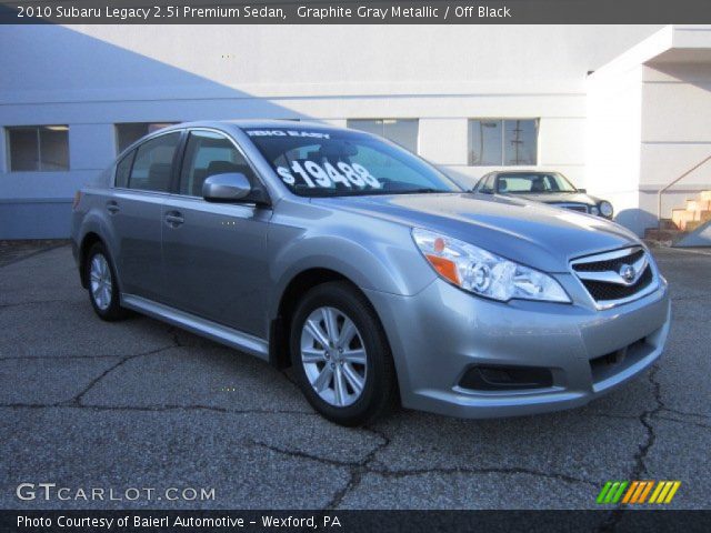 2010 Subaru Legacy 2.5i Premium Sedan in Graphite Gray Metallic