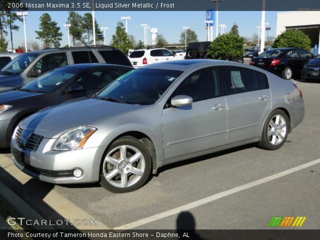 2006 Nissan Maxima 3.5 SE in Liquid Silver Metallic