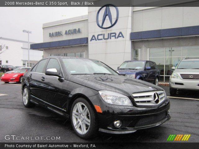 2008 Mercedes-Benz C 350 Sport in Black
